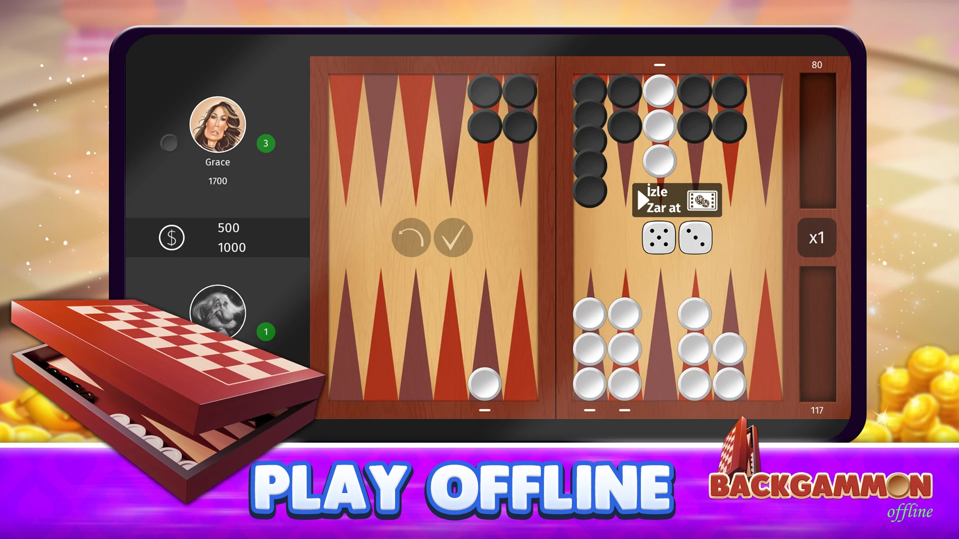 Backgammon Offline screenshot
